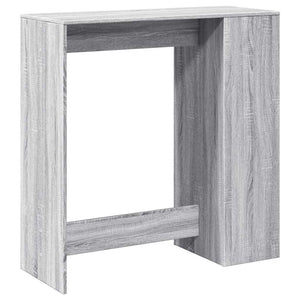 Bartisch mit Regal Grau Sonoma 101 cm