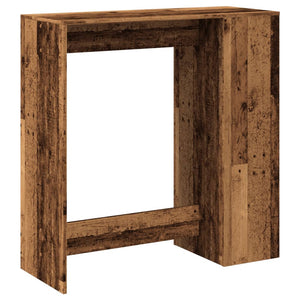Bartisch mit Regal in Altholz-Optik
