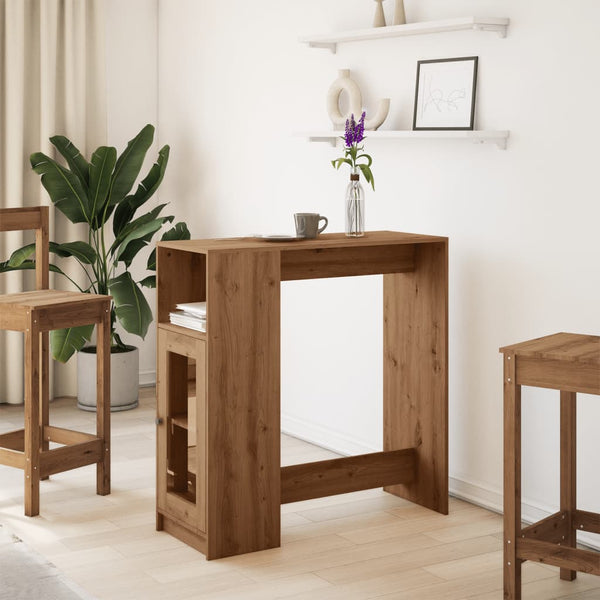 Bartisch mit Regal Artisan Eiche 101 cm