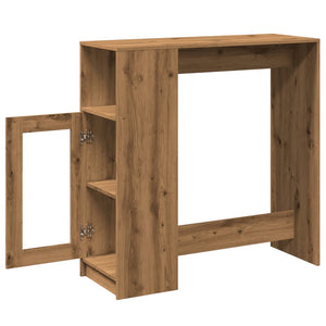 Bartisch mit Regal Artisan Eiche 101 cm