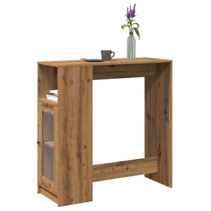 Bartisch mit Regal Artisan Eiche 101 cm