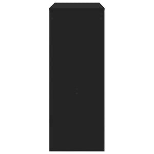 Bartisch mit Regal Schwarz 90x40 cm