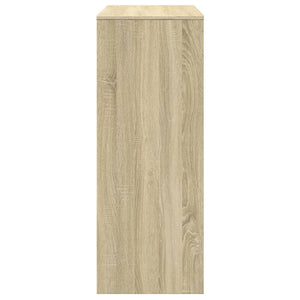Bartisch mit Regal Sonoma Eiche 90x40 cm