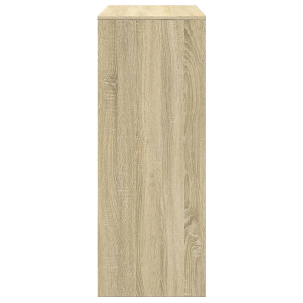 Bartisch mit Regal Sonoma Eiche 90x40 cm
