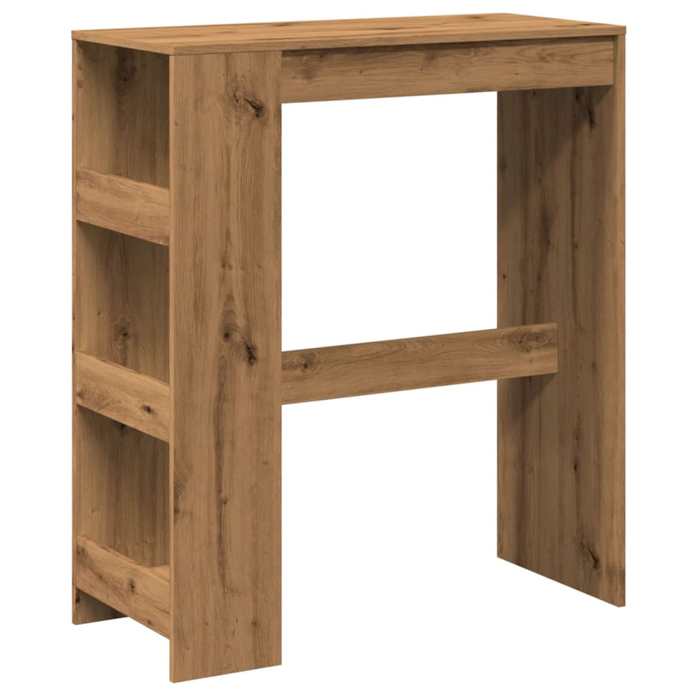Bartisch mit Regal Artisan-Eiche