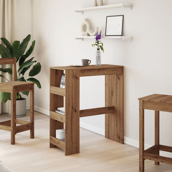 Bartisch mit Regal Artisan-Eiche