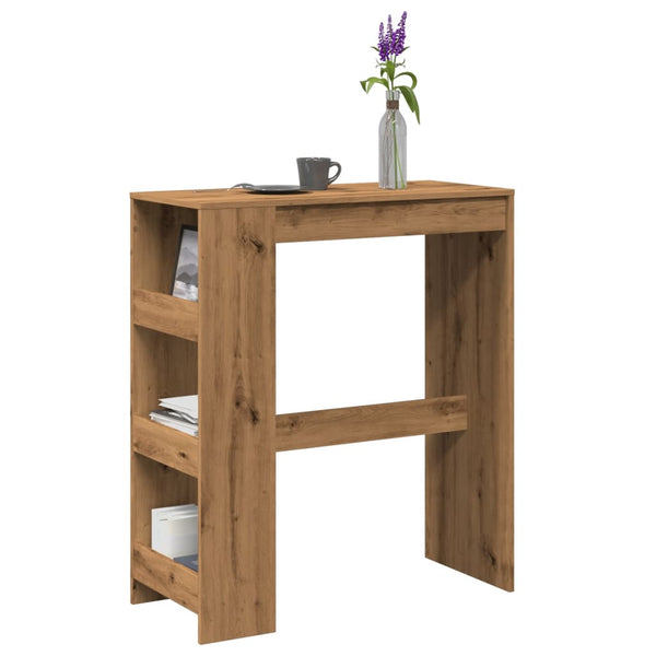 Bartisch mit Regal Artisan-Eiche