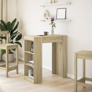 Bartisch mit Regal Sonoma Eiche 95 cm