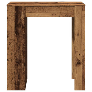 Bartisch mit Regal, Altholz-Optik