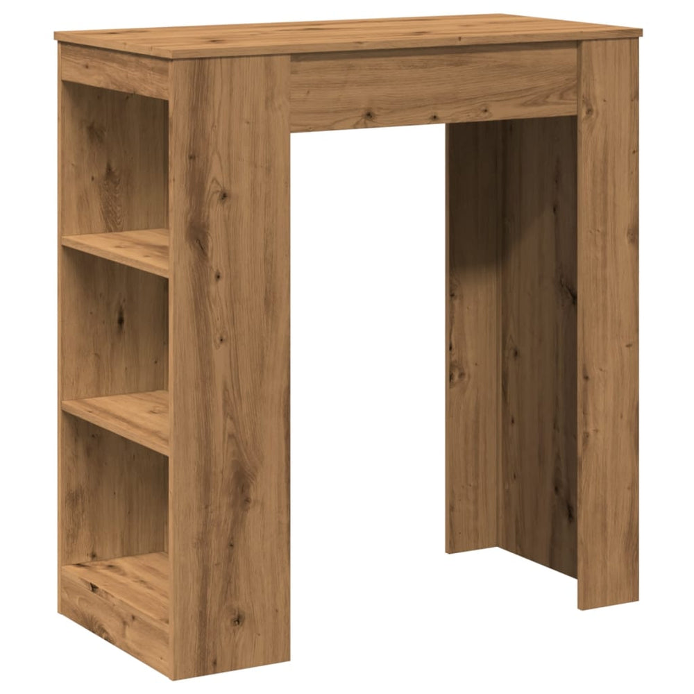 Bartisch mit Regal Artisan-Eiche
