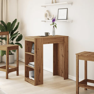 Bartisch mit Regal Artisan-Eiche