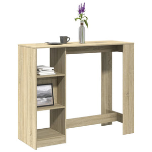 Bartisch mit Regal Sonoma-Eiche