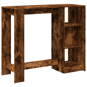 Bartisch mit Regal Räuchereiche