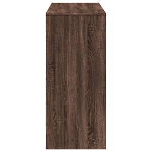 Bartisch mit Regal Braun Eiche