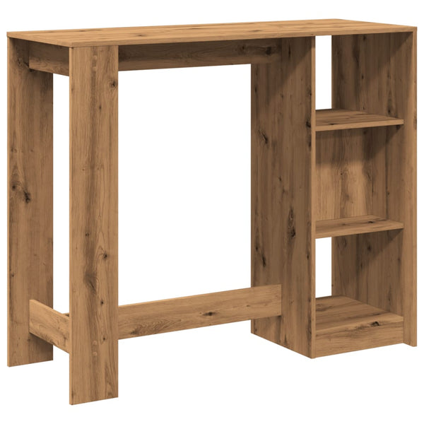 Bartisch mit Regal Artisan-Eiche