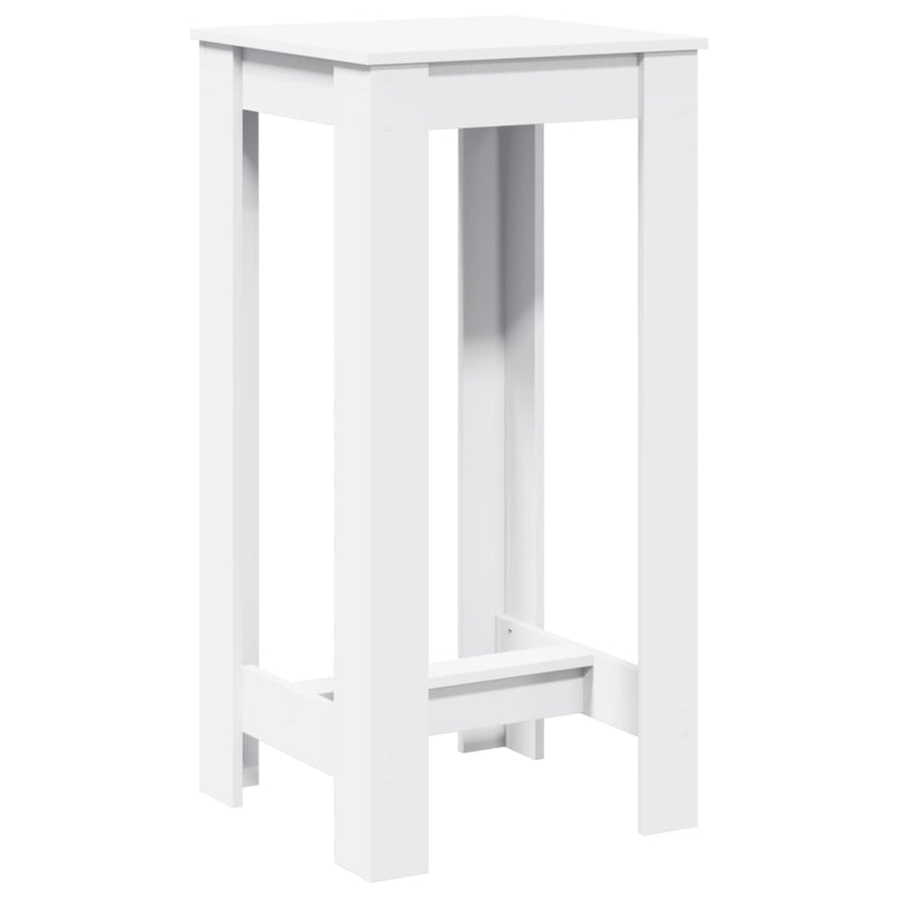 Weißer Bartisch 51x50x103,5 cm