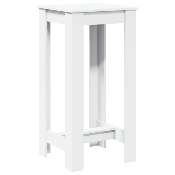 Weißer Bartisch 51x50x103,5 cm