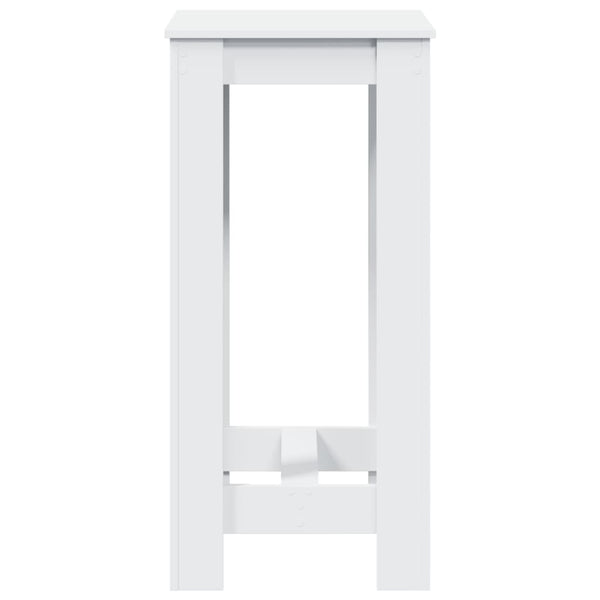 Weißer Bartisch 51x50x103,5 cm