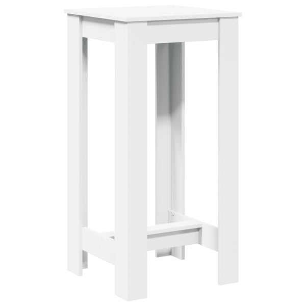 Weißer Bartisch 51x50x103,5 cm