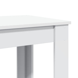Weißer Bartisch 51x50x103,5 cm