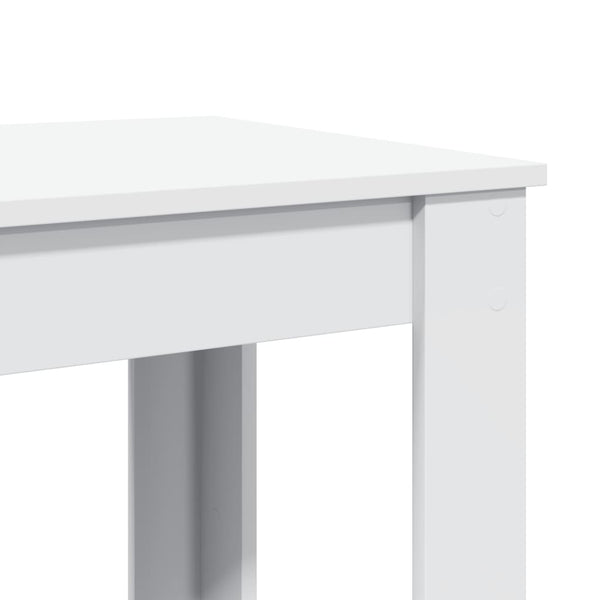 Weißer Bartisch 51x50x103,5 cm