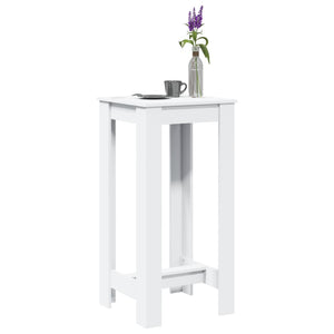 Weißer Bartisch 51x50x103,5 cm