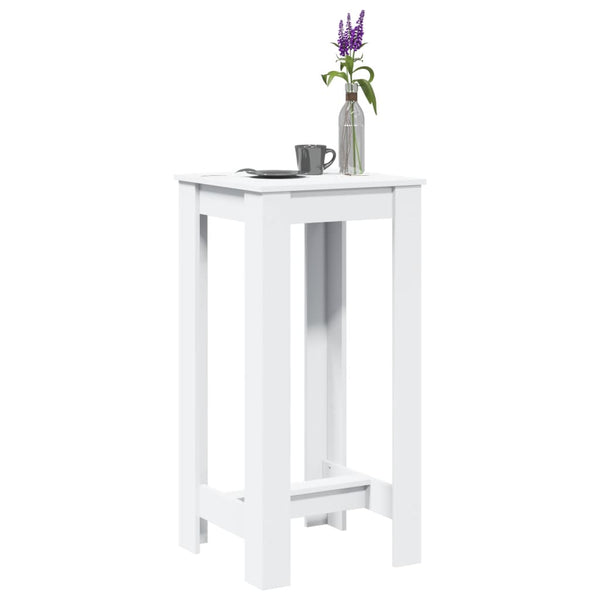 Weißer Bartisch 51x50x103,5 cm