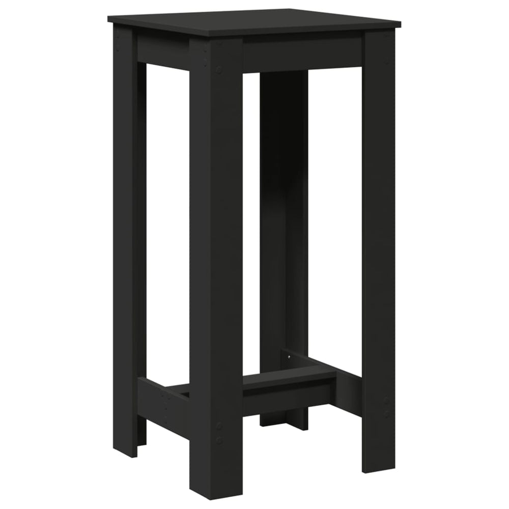 Schwarzer Bartisch 51x50x103,5 cm