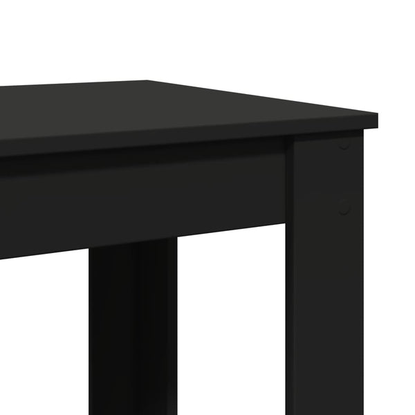 Schwarzer Bartisch 51x50x103,5 cm