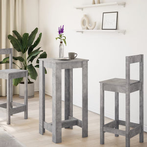 Bartisch Betongrau 51x50x103,5 cm