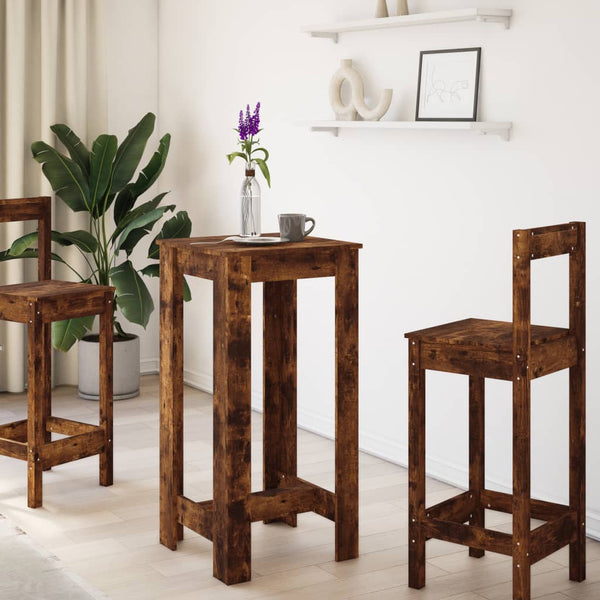 Bartisch Räuchereiche Holzwerkstoff