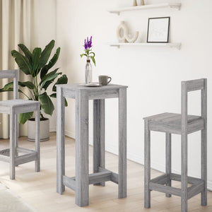 Bartisch Grau Sonoma 51x50 cm