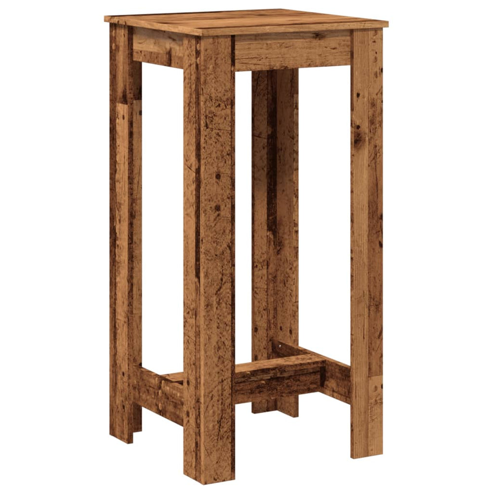 Bartisch Altholz-Optik 51x50x103,5 cm