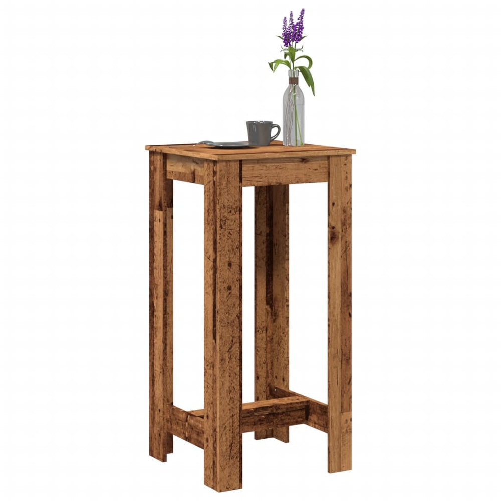 Bartisch Altholz-Optik 51x50x103,5 cm