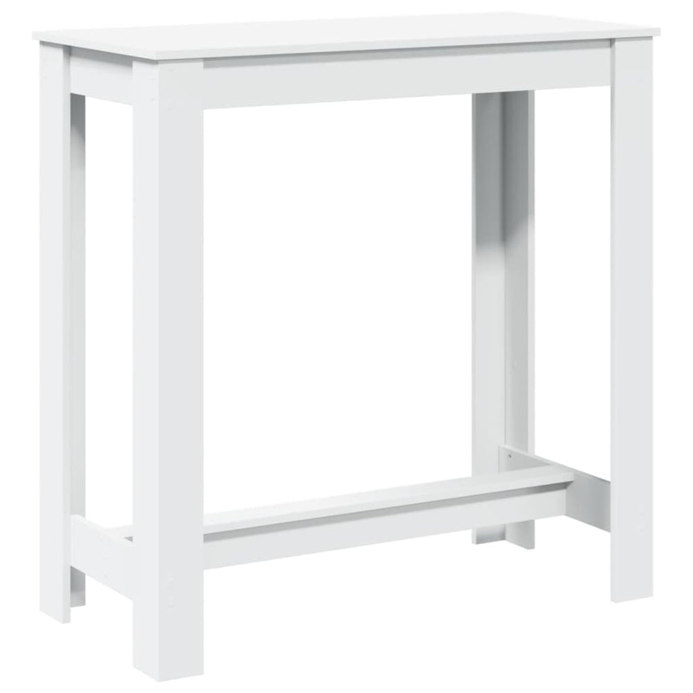 Bartisch Weiß 102x50 cm