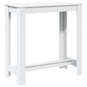 Bartisch Weiß 102x50 cm