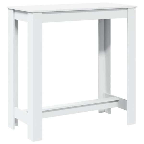 Bartisch Weiß 102x50 cm