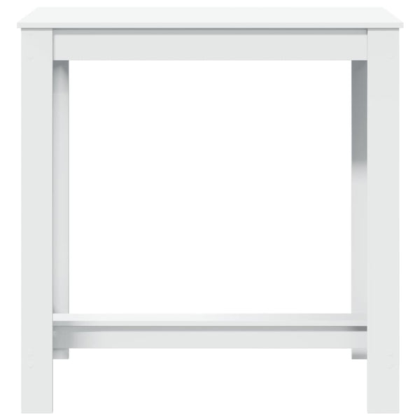 Bartisch Weiß 102x50 cm