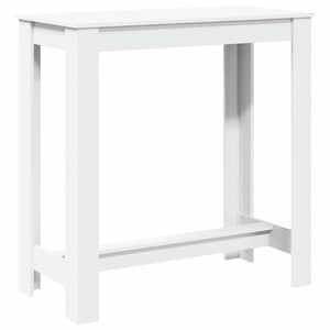 Bartisch Weiß 102x50 cm