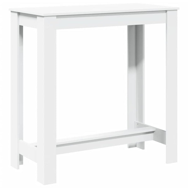 Bartisch Weiß 102x50 cm