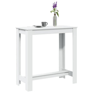 Bartisch Weiß 102x50 cm