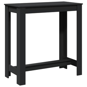 Schwarzer Bartisch 102x50 cm