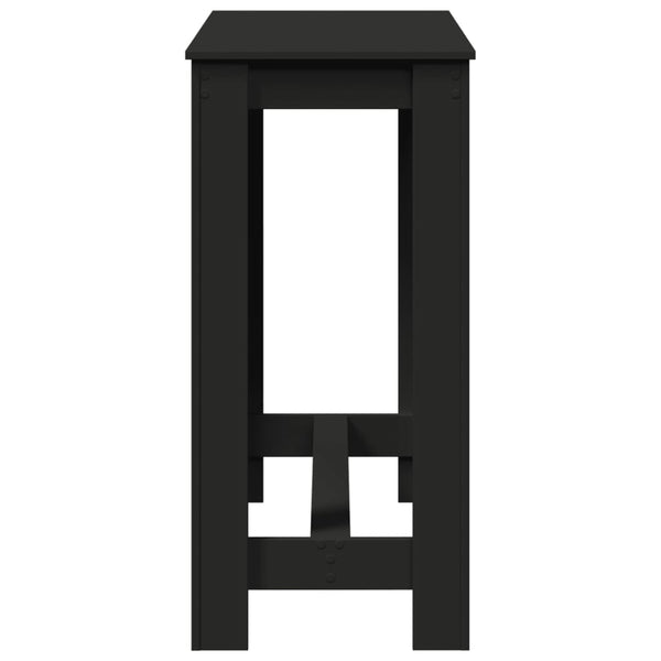 Schwarzer Bartisch 102x50 cm