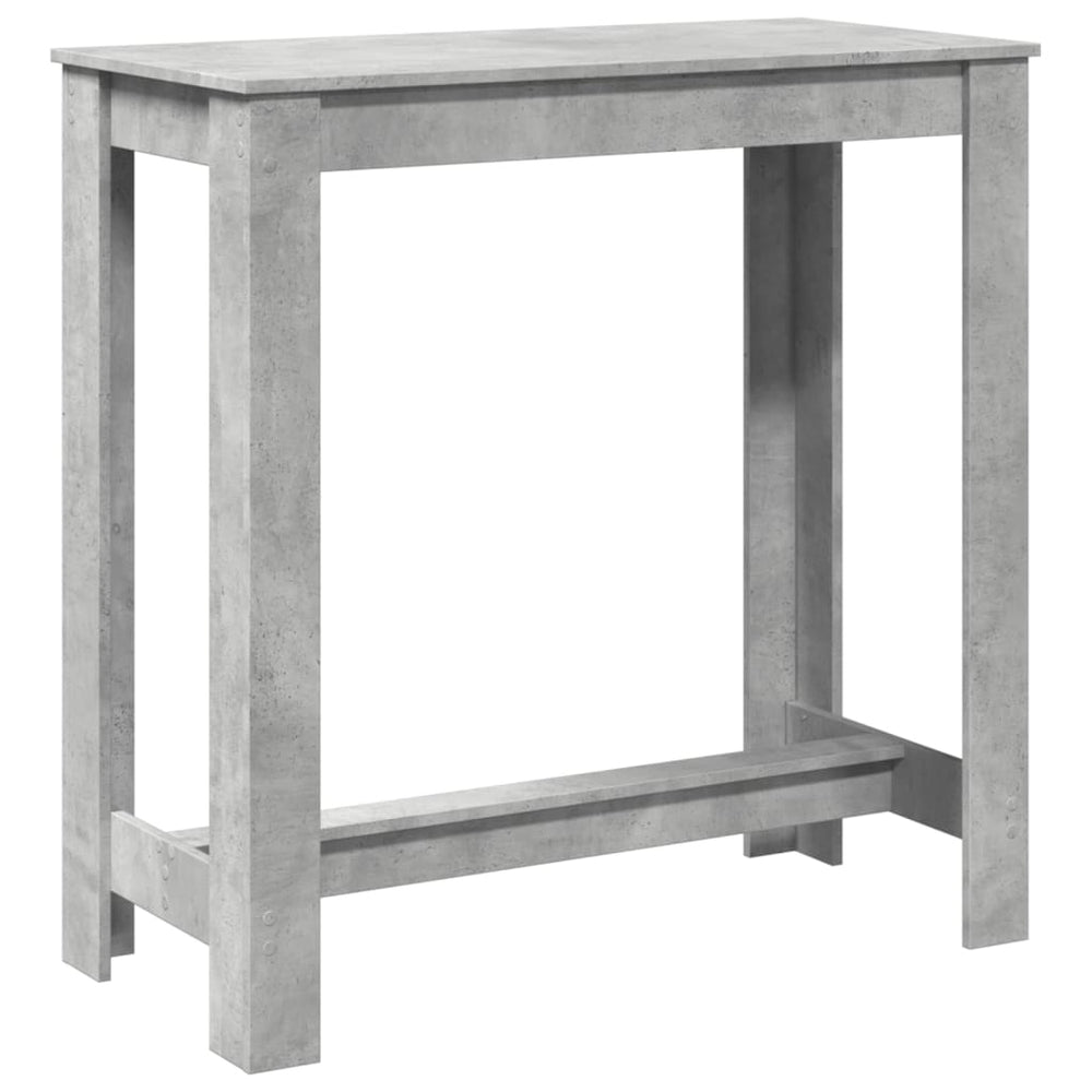 Betongrauer Bartisch, 102 cm