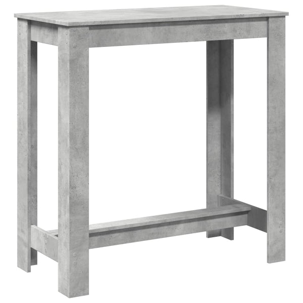 Betongrauer Bartisch, 102 cm