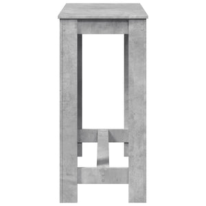 Betongrauer Bartisch, 102 cm