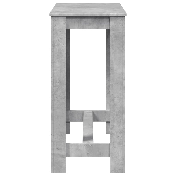 Betongrauer Bartisch, 102 cm