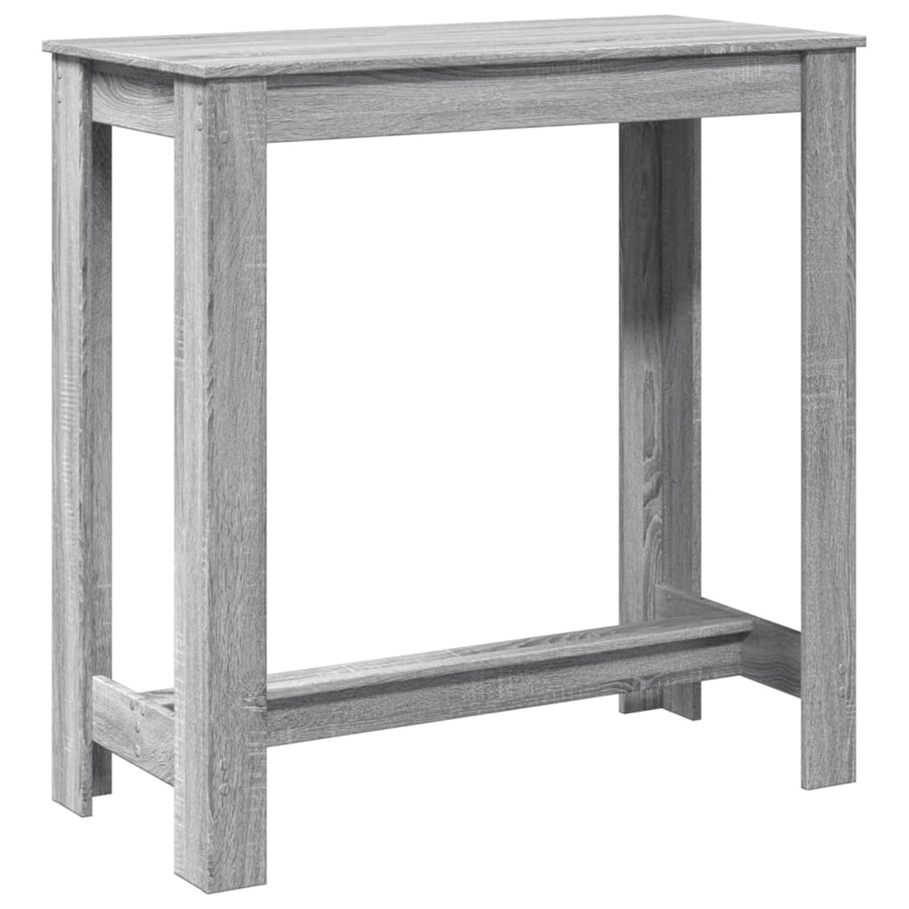 Bartisch Grau Sonoma 102 cm