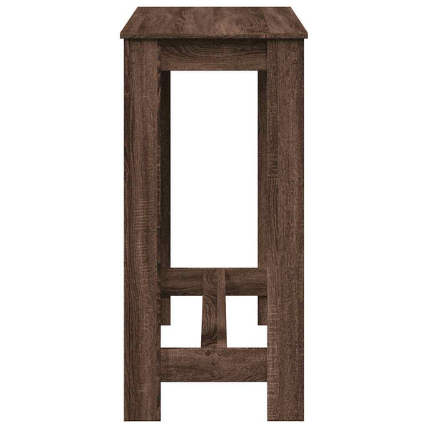 Bartisch Braun Eichenoptik 102x50 cm