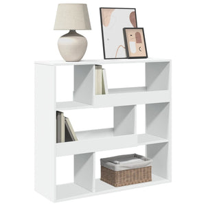 Weißes Bücherregal / Raumteiler, 100cm